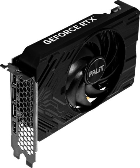 Видеокарта Palit PCI-E 4.0 PA-RTX4060TI STORMX OC NVIDIA GeForce RTX 4060TI 8Gb 128bit GDDR6 2310/18000 HDMIx1 DPx3 HDCP Ret