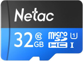 Флеш карта microSDHC 32GB Netac NT02P500STN-032G-R P500 + adapter Флеш карта microSDHC 32GB Netac NT02P500STN-032G-R P500 + adapter