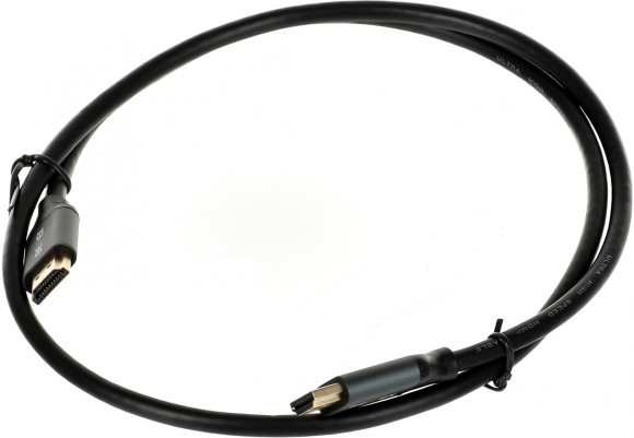 Кабель аудио-видео Ultra HD 8K HDMI (m)/HDMI (m) 1м. позолоч.конт. черный Кабель аудио-видео Ultra HD 8K HDMI (m)/HDMI (m) 1м. позолоч.конт. черный