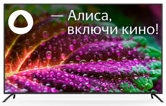 Телевизор LED Starwind 65" SW-LED65UG402 Яндекс.ТВ Frameless черный 4K Ultra HD 60Hz DVB-T DVB-T2 DVB-C DVB-S DVB-S2 USB WiFi Smart TV Телевизор LED Starwind 65" SW-LED65UG402 Яндекс.ТВ Frameless черный 4K Ultra HD 60Hz DVB-T DVB-T2 DVB-C DVB-S DVB-S2 USB WiFi Smart TV