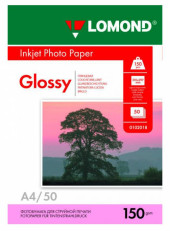 Фотобумага Lomond 0102018 A4/150г/м2/50л./белый глянцевое для струйной печати Фотобумага Lomond 0102018 A4/150г/м2/50л./белый глянцевое для струйной печати