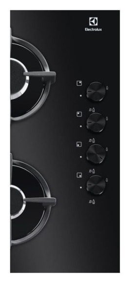 Газовая варочная поверхность Electrolux KGG6407K черный