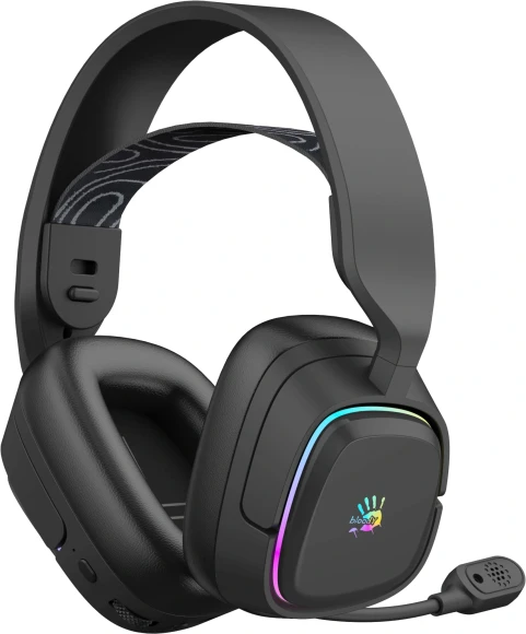 Наушники с микрофоном A4Tech Bloody GR365 черный 1.2м мониторные BT/Radio/3.5mm оголовье