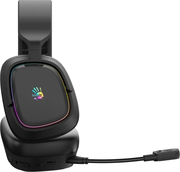 Наушники с микрофоном A4Tech Bloody GR365 черный 1.2м мониторные BT/Radio/3.5mm оголовье