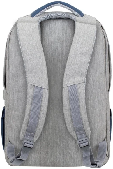 Рюкзак для ноутбука 17.3" Riva 7567 серый/темно-синий полиэстер (7567 GREY/DARK BLUE)