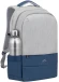 Рюкзак для ноутбука 17.3" Riva 7567 серый/темно-синий полиэстер (7567 GREY/DARK BLUE)