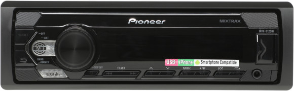 Автомагнитола Pioneer MVH-S125UI 1DIN 4x50Вт ПДУ RDS