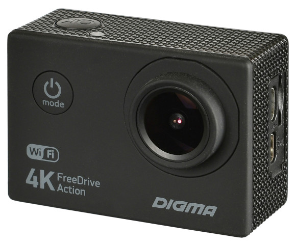 Видеорегистратор Digma FreeDrive Action 4K WiFi черный 8Mpix 2160x3840 2160p 150гр. Allwinner V3 Видеорегистратор Digma FreeDrive Action 4K WiFi черный 8Mpix 2160x3840 2160p 150гр. Allwinner V3