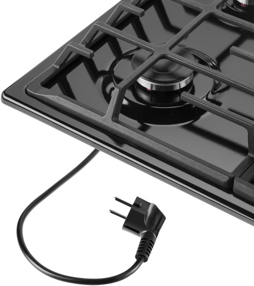 Газовая варочная поверхность Maunfeld EGHE.64.63CB.R/G черный