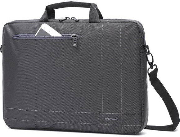 Сумка для ноутбука 15.6" Continent CC-201 GA серый нейлон/полиэстер Сумка для ноутбука 15.6" Continent CC-201 GA серый нейлон/полиэстер
