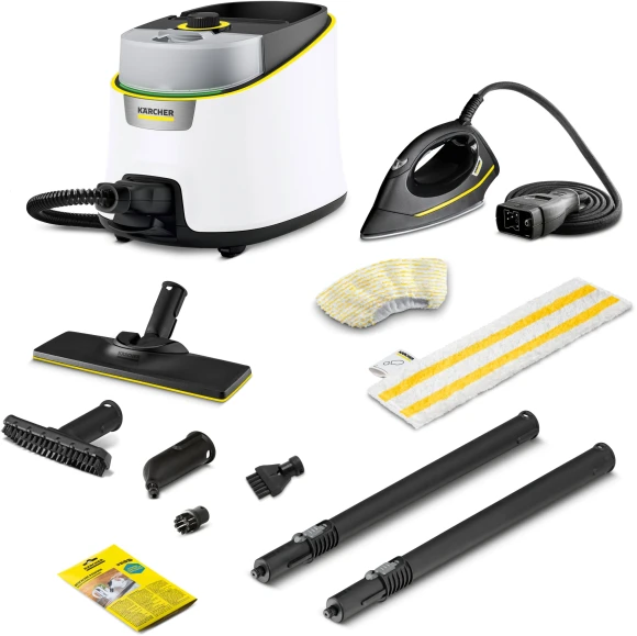 Пароочиститель напольный Karcher SC 4 Deluxe Iron EasyFix 2200Вт белый Пароочиститель напольный Karcher SC 4 Deluxe Iron EasyFix 2200Вт белый