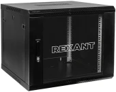 Шкаф коммутационный Rexant (04-0966-112) настенный 6U 600x600мм пер.дв.стекл 60кг серый 510мм 230град. 501мм сталь Шкаф коммутационный Rexant (04-0966-112) настенный 6U 600x600мм пер.дв.стекл 60кг серый 510мм 230град. 501мм сталь