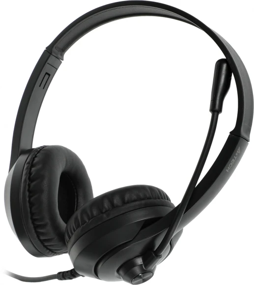 Наушники с микрофоном A4Tech Fstyler FH100i черный 1.8м накладные оголовье (FH100I (STONE BLACK)) Наушники с микрофоном A4Tech Fstyler FH100i черный 1.8м накладные оголовье (FH100I (STONE BLACK))