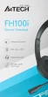 Наушники с микрофоном A4Tech Fstyler FH100i черный 1.8м накладные оголовье (FH100I (STONE BLACK)) Наушники с микрофоном A4Tech Fstyler FH100i черный 1.8м накладные оголовье (FH100I (STONE BLACK))
