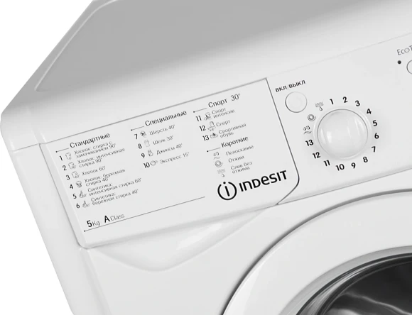 Стиральная машина Indesit EcoTime IWSB 5085 класс: A загр.фронтальная макс.:5кг белый Стиральная машина Indesit EcoTime IWSB 5085 класс: A загр.фронтальная макс.:5кг белый