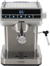 Кофеварка рожковая Hyundai HEM-4307 1350Вт серебристый Кофеварка рожковая Hyundai HEM-4307 1350Вт серебристый