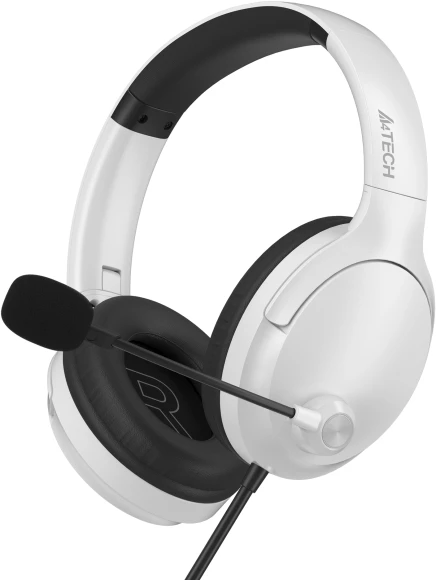 Наушники с микрофоном A4Tech Fstyler FH280U белый 2м мониторные USB оголовье Наушники с микрофоном A4Tech Fstyler FH280U белый 2м мониторные USB оголовье