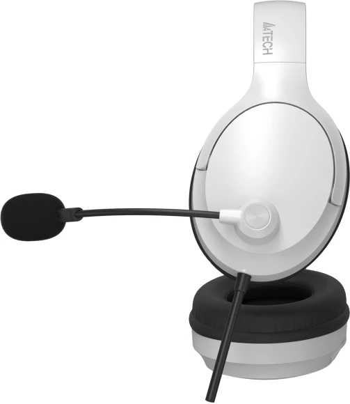 Наушники с микрофоном A4Tech Fstyler FH280U белый 2м мониторные USB оголовье Наушники с микрофоном A4Tech Fstyler FH280U белый 2м мониторные USB оголовье