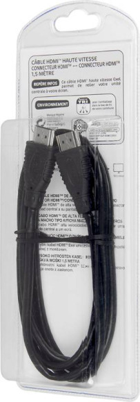 Кабель аудио-видео HDMI (m)/HDMI (m) 1.5м. черный (109519) Кабель аудио-видео HDMI (m)/HDMI (m) 1.5м. черный (109519)