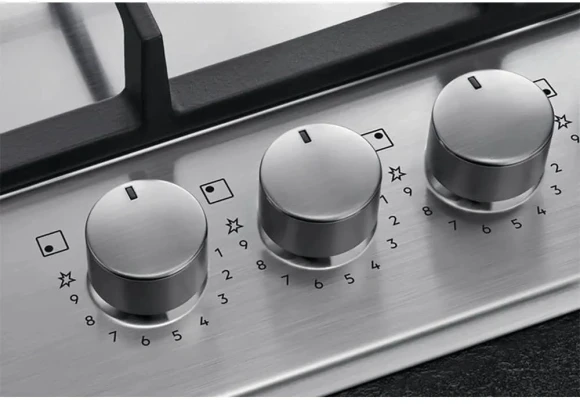 Газовая варочная поверхность AEG HGB64420SM нержавеющая сталь