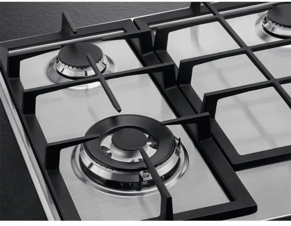 Газовая варочная поверхность AEG HGB64420SM нержавеющая сталь