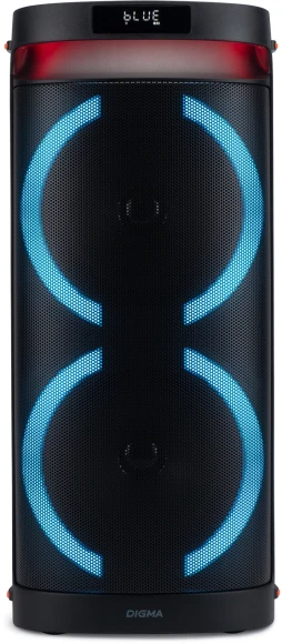 Минисистема Digma D-MC1750 черный 60Вт FM USB BT micro SD