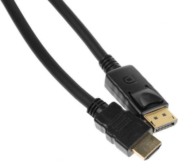 Кабель DisplayPort (m) HDMI (m) 2м черный