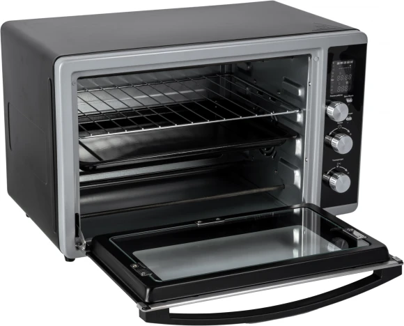 Мини-печь BBK OE3073DC 30л. 1500Вт черный/серебристый
