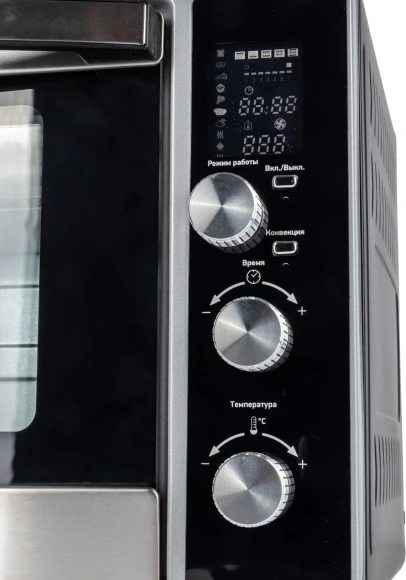 Мини-печь BBK OE3073DC 30л. 1500Вт черный/серебристый