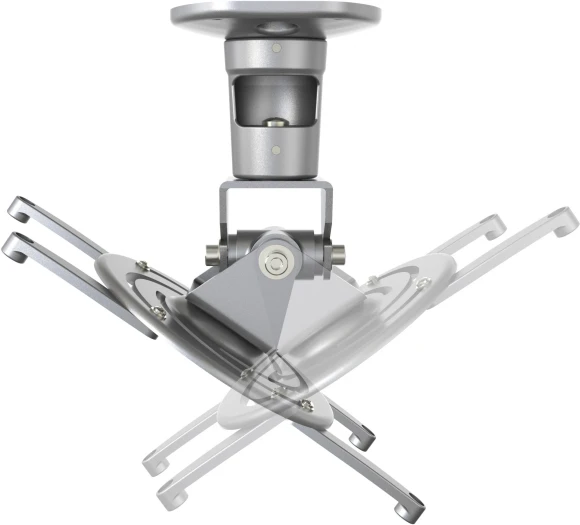 Кронштейн для проектора Cactus CS-VM-PR01-AL серебристый макс.10кг потолочный поворот и наклон