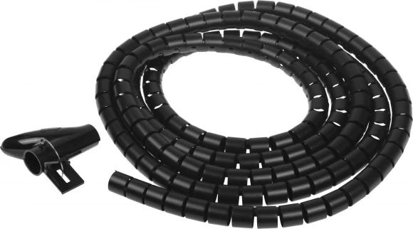 Кабельный органайзер Buro BU-CABORG-2X300 Spiral Hose 20x3000 мм черный