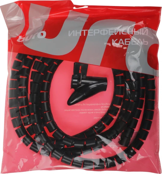 Кабельный органайзер Buro BU-CABORG-2X300 Spiral Hose 20x3000мм черный Кабельный органайзер Buro BU-CABORG-2X300 Spiral Hose 20x3000мм черный