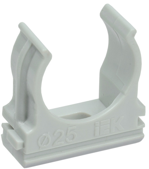 Держатель IEK CTA10D-CF20-K41-100 с защелкой 20мм полистирол серый