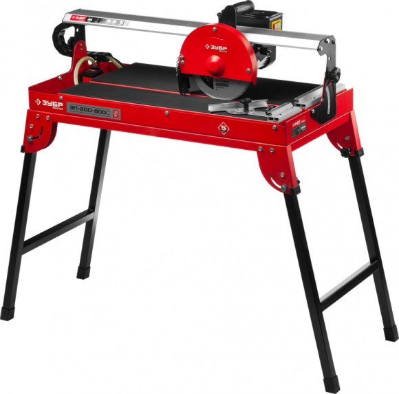 Плиткорез электрический Зубр Мастер ЭП-200-800С 800Вт красный Плиткорез электрический Зубр Мастер ЭП-200-800С 800Вт красный
