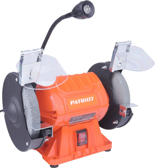Электроточило Patriot GM 150 PL Expert 375Вт 2980об/мин d=150мм t=20мм