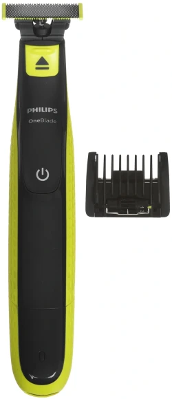 Бритва сетчатая Philips OneBlade QP2824/10 реж.эл.:3 питан.:аккум. черный/зеленый Бритва сетчатая Philips OneBlade QP2824/10 реж.эл.:3 питан.:аккум. черный/зеленый