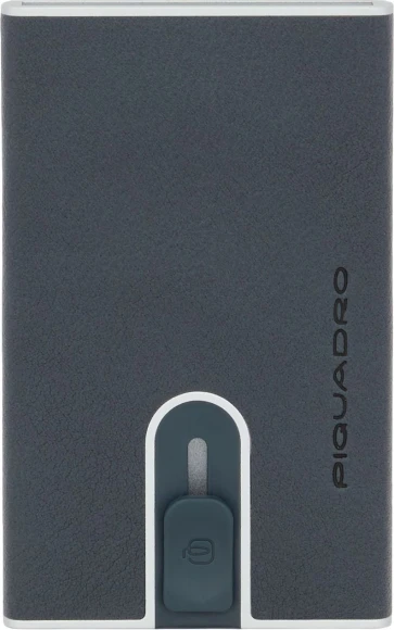 Чехол для кредитных карт Piquadro Black Square PP4825B3R/BLU4 темно-синий натур.кожа