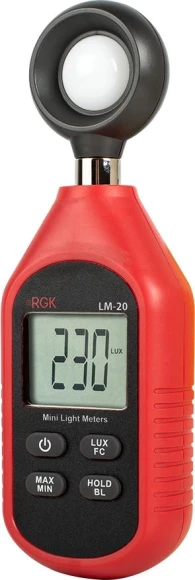 Люксметр RGK LM-20 портативный красный/черный (776301)