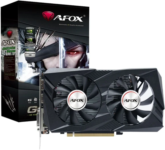 Видеокарта Afox PCI-E 4.0 AF3050-6GD6H7-V2 NVIDIA GeForce RTX 3050 6Gb 96bit GDDR6 1042/14000 DVIx1 HDMIx1 DPx1 HDCP Ret Видеокарта Afox PCI-E 4.0 AF3050-6GD6H7-V2 NVIDIA GeForce RTX 3050 6Gb 96bit GDDR6 1042/14000 DVIx1 HDMIx1 DPx1 HDCP Ret