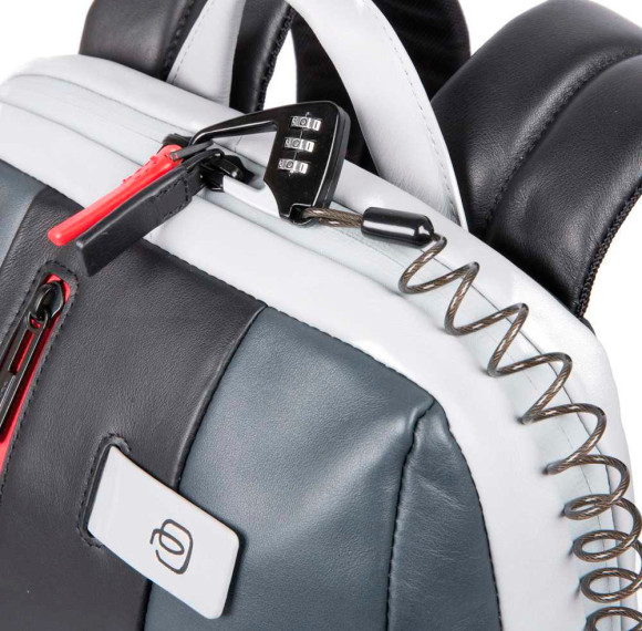 Рюкзак Piquadro Urban CA3214UB00BM/GRN серый/черный кожа Рюкзак Piquadro Urban CA3214UB00BM/GRN серый/черный кожа