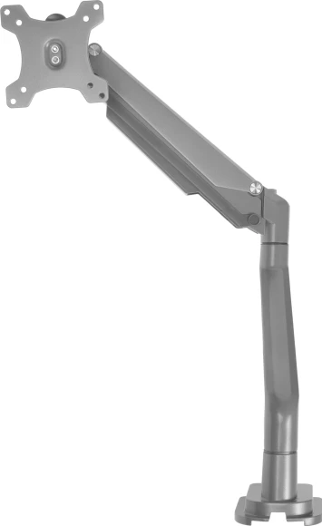 Кронштейн для мониторов Ultramounts UM708 серебристый 17"-32" макс.9кг крепление к столешнице поворот и наклон Кронштейн для мониторов Ultramounts UM708 серебристый 17"-32" макс.9кг крепление к столешнице поворот и наклон