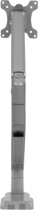 Кронштейн для мониторов Ultramounts UM708 серебристый 17"-32" макс.9кг крепление к столешнице поворот и наклон Кронштейн для мониторов Ultramounts UM708 серебристый 17"-32" макс.9кг крепление к столешнице поворот и наклон