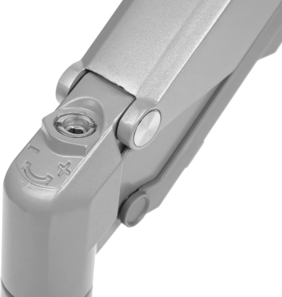 Кронштейн для мониторов Ultramounts UM708 серебристый 17"-32" макс.9кг крепление к столешнице поворот и наклон Кронштейн для мониторов Ultramounts UM708 серебристый 17"-32" макс.9кг крепление к столешнице поворот и наклон