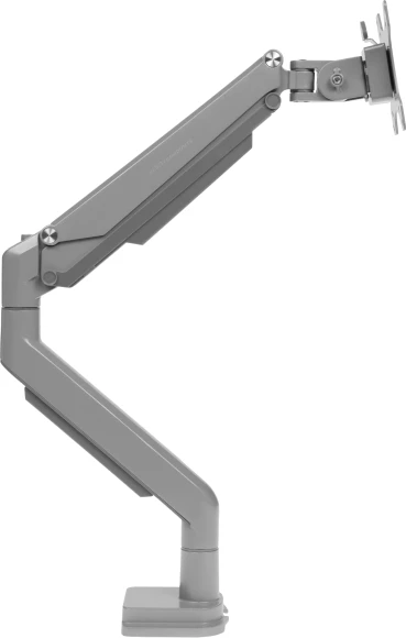 Кронштейн для мониторов Ultramounts UM708 серебристый 17"-32" макс.9кг крепление к столешнице поворот и наклон Кронштейн для мониторов Ultramounts UM708 серебристый 17"-32" макс.9кг крепление к столешнице поворот и наклон