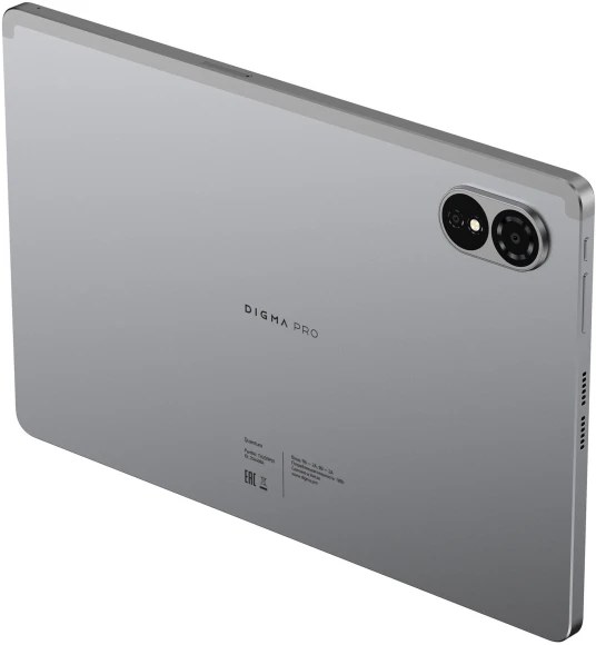 Планшет Digma Pro Quantum T606 (1.6) 8C RAM6Gb ROM128Gb 11" In-Cell 1280x800 4G Android 14 серый 13Mpix 5Mpix BT WiFi microSD 2Tb 7000mAh 600hrs Планшет Digma Pro Quantum T606 (1.6) 8C RAM6Gb ROM128Gb 11" In-Cell 1280x800 4G Android 14 серый 13Mpix 5Mpix BT WiFi microSD 2Tb 7000mAh 600hrs