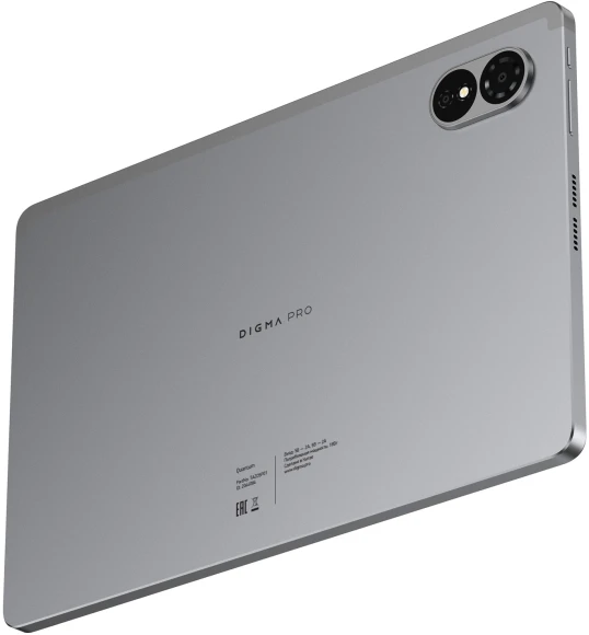Планшет Digma Pro Quantum T606 (1.6) 8C RAM6Gb ROM128Gb 11" In-Cell 1280x800 4G Android 14 серый 13Mpix 5Mpix BT WiFi microSD 2Tb 7000mAh 600hrs Планшет Digma Pro Quantum T606 (1.6) 8C RAM6Gb ROM128Gb 11" In-Cell 1280x800 4G Android 14 серый 13Mpix 5Mpix BT WiFi microSD 2Tb 7000mAh 600hrs