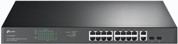 Коммутатор TP-Link TL-SG1210MP 9x1Гбит/с 1xКомбо(1000BASE-T/SFP) 8PoE+ 123W неуправляемый