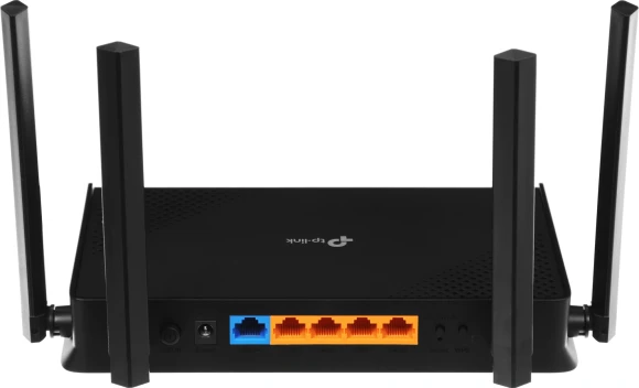 Роутер беспроводной TP-Link Archer BE220 BE3600 10/100/1000BASE-TX черный