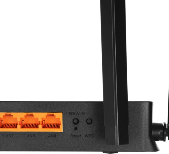 Роутер беспроводной TP-Link Archer BE220 BE3600 10/100/1000BASE-TX черный