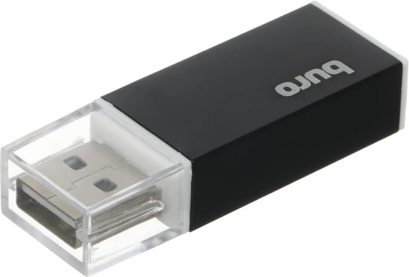 Устройство чтения карт памяти USB2.0 Buro BU-CR-3104 черный